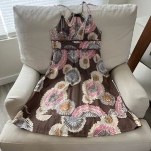 BCBG MAXAZRIA SUNDRESS SZ. S  FLORAL PRINT
